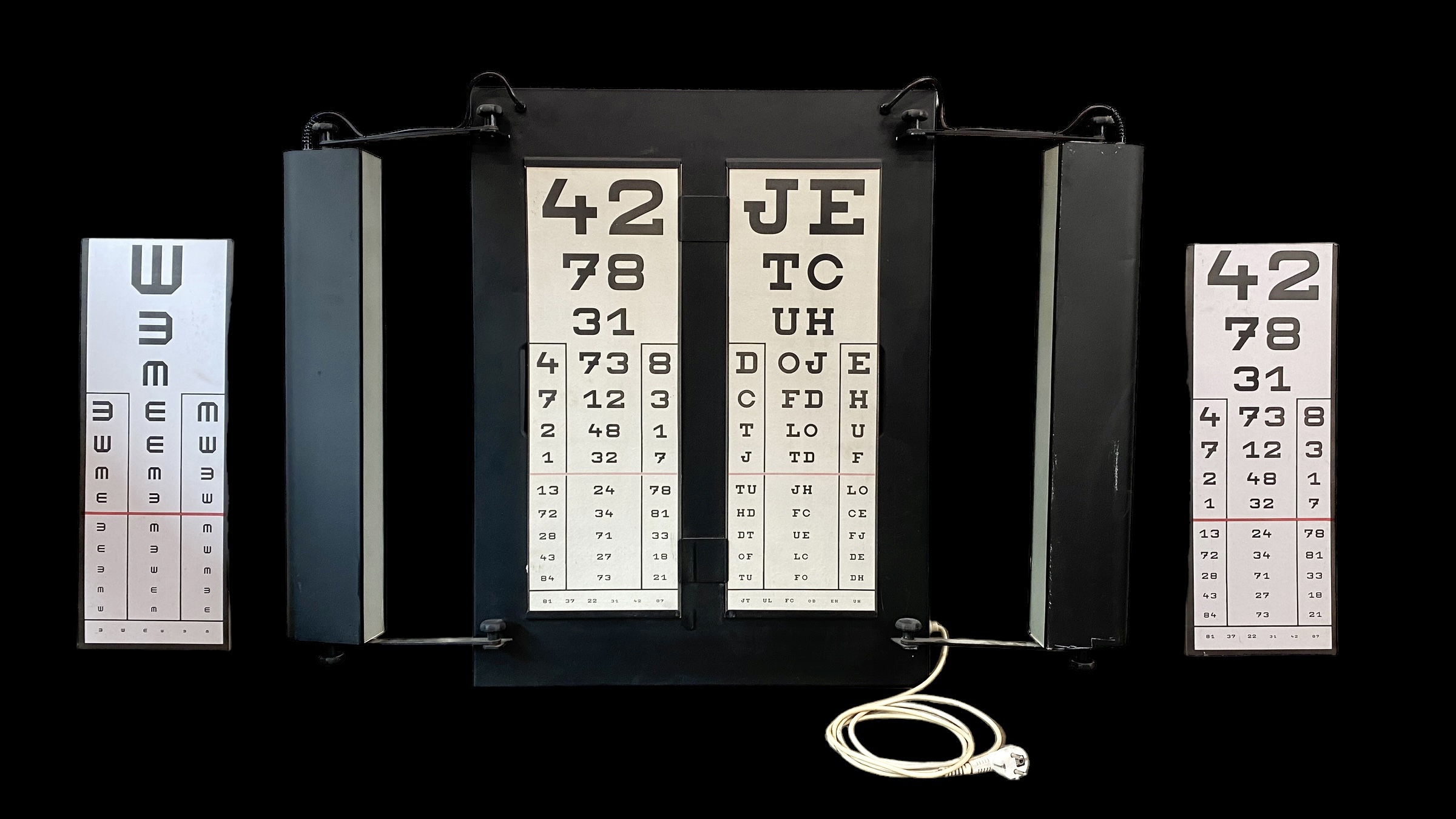 Snellen chart table with light | Ódon-fon Antikvitás Vác